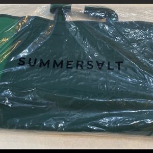 Summersalt Neoprene Beach Tote (Blue/Green)